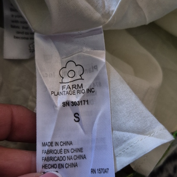 FARM Rio Fresh Forest Mini Dress Sz.S NWT - Picture 9 of 10